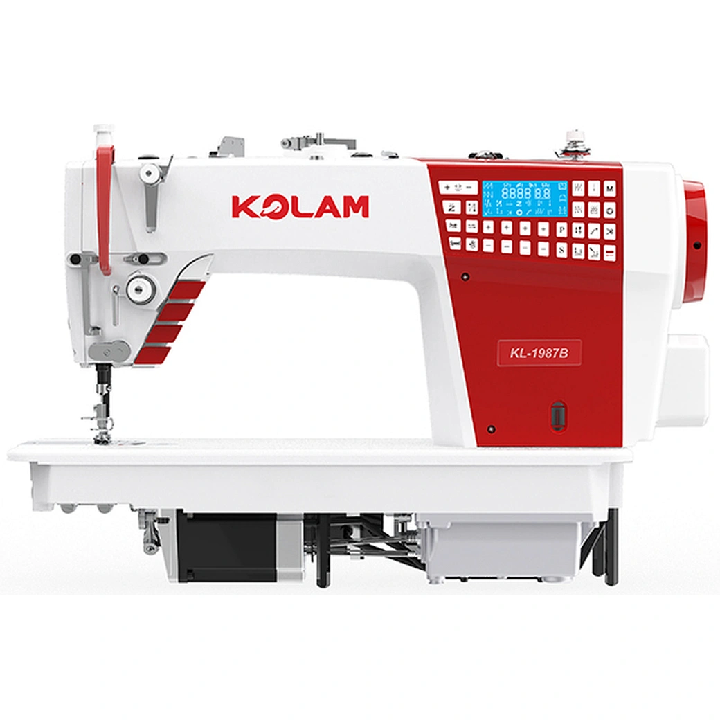 KL-1987B Double Stepping Motor Computerized Lockstitch Sewing Machine ...